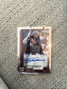 2025 Topps Chrome - Rookie Autographs Dylan Crews #RA-DC  (AU, RC)
