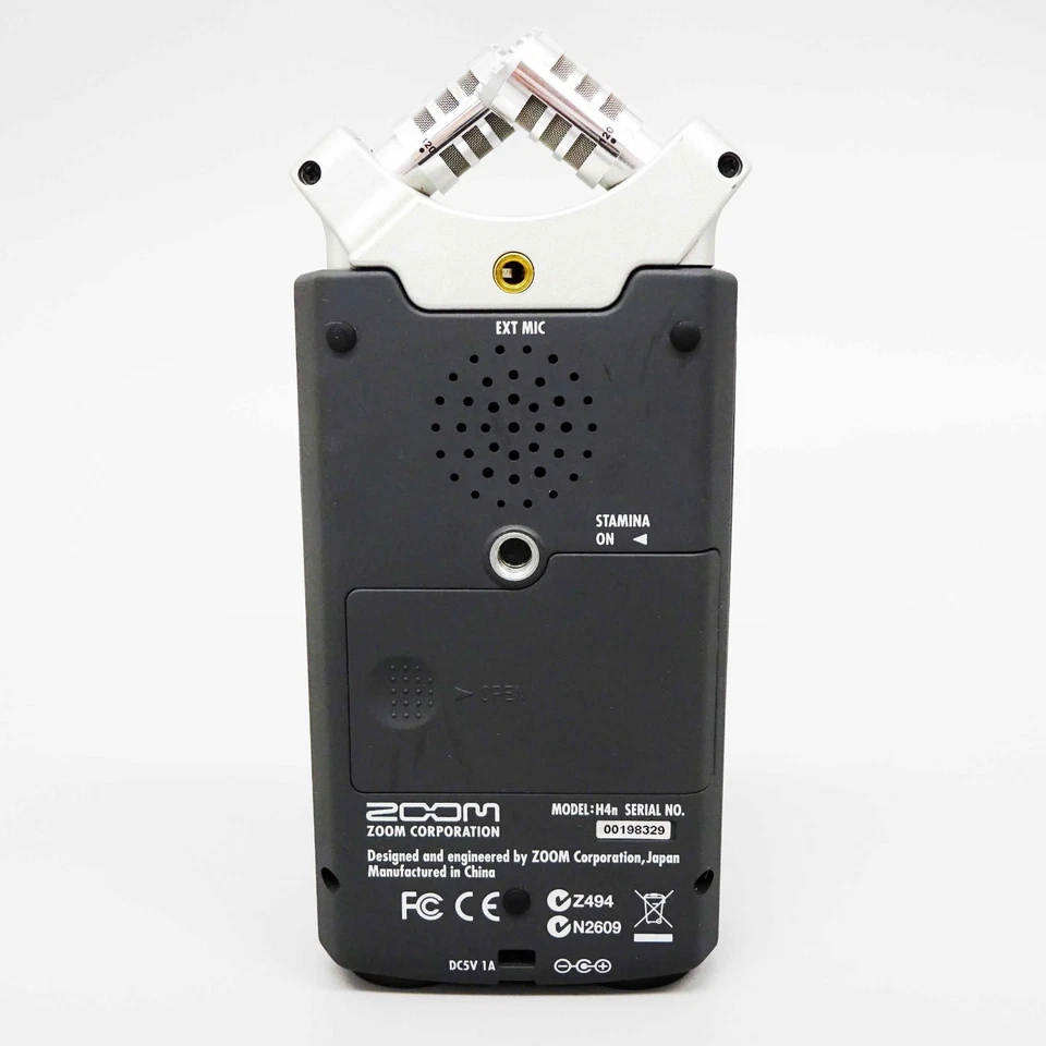 Zoom H4n Handy Recorder Digital Handheld Portable Black Silver Japan USED - Image 3 of 4