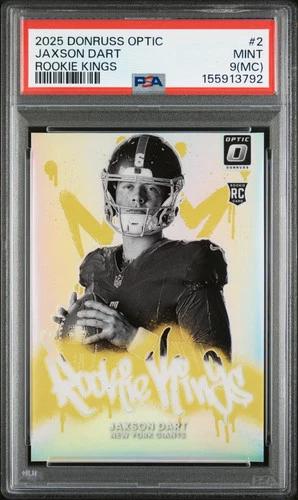 2025 Donruss Optic Jaxson Dart Base (PSA 9)