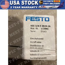 New HEE-3/8-D-MIDI-24 Festo 172941 On/off valve Fast Shipping