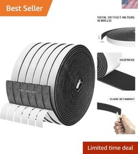 197FT Self-Adhesive Insulation Tape - Superior Soundproofing  Windproofing