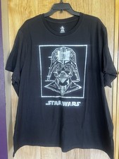 Darth Vader Star Wars Adult Large Shirt Black  "Join The Empire" Silver  New
