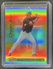 2007 Bowman's Best Chipper Jones Gold #/50 Braves