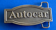Vintage Hood Ornament Badge Shaped Autocar Truck Belt Buckle Vintage Hood Ornament Badge Shaped Autocar Truck Belt Buckle