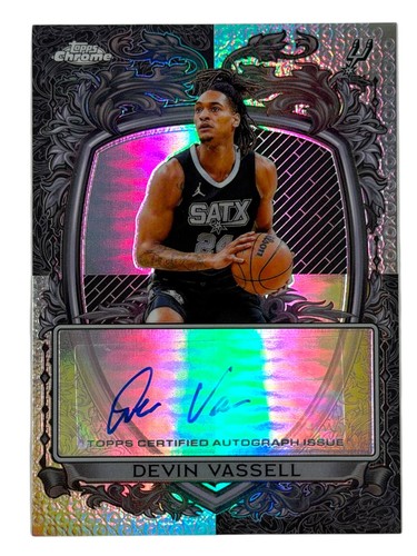 2025 Topps Chrome Devin Vassell Signature Style (RAW)