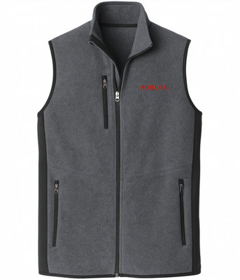 RARE NWT Nomura Japanese Investment Banker Finance Vest Fleece Gray Japan M