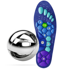 AKUSOLI Magnetic Shoe Insoles. Support Inserts for Pain, Plantar Fasciitis S/M