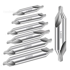 Center Drill Bits Set - High Speed Steel Center Drill Bit Countersink Tools for.