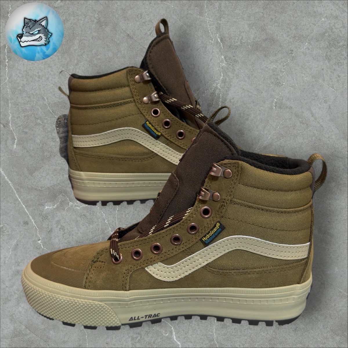 Vans MTE Sk8-Hi Waterproof Brown Pink Boots VN000DAQRPK1 Women's Size 5.5 NWT
