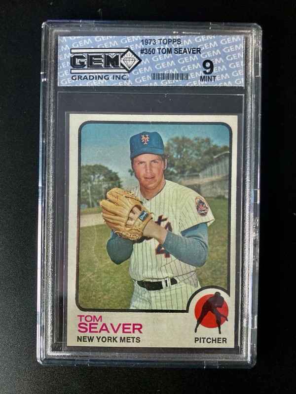 Vintage 1973 Topps Tom Seaver GEM 9 #350 METS-NICE !