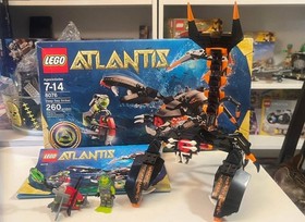 LEGO Atlantis: Deep Sea Striker (8076), 100% Complete, With Instructions, Box