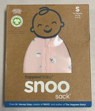 Happiest Baby SNOO Sleep Sack Swaddle Organic Cotton Pink Planets S/ 0-2 Months