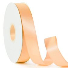 Gold 1 X 50 Yards Solid Color Satin Ribbon Double Faced Polyester Wrapping
