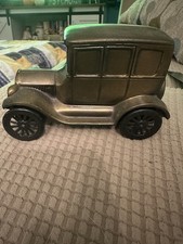 1926 MODEL T FORD CAR COIN BANK Made By BANTHRICO INC. Chicago, USA Vintage