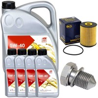MotoröL Filter Set Febi SAE 5W-40 9 Liter + Schraube FüR Audi Q7 VW Passat 4.0