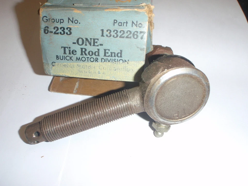 Nuevo de Lote Antiguo Dirección Exterior Tie Rod End 1941-1952 Buick Roadmaster 70 Series # 1332267 Foto 4 de 4