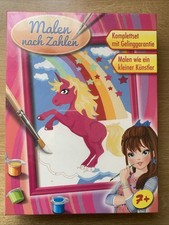 Malen nach Zahlen innovakids - Einhorn, Kinder 7+ Jahren, 18 x 24 cm Komplettset