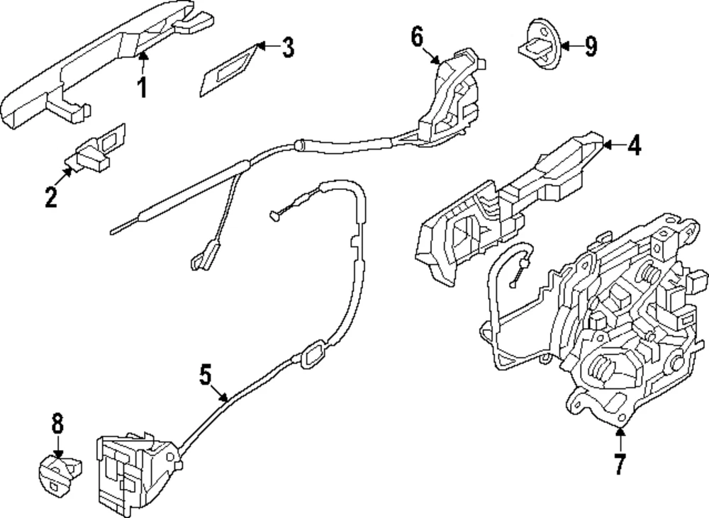 Genuine Kia 2022-2024 Carnival Latch Assy 81420-R0010