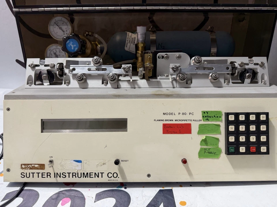 Extrator de micropipeta marrom flamejante Sutter Instruments modelo P 80/PC - Imagem 2 de 4
