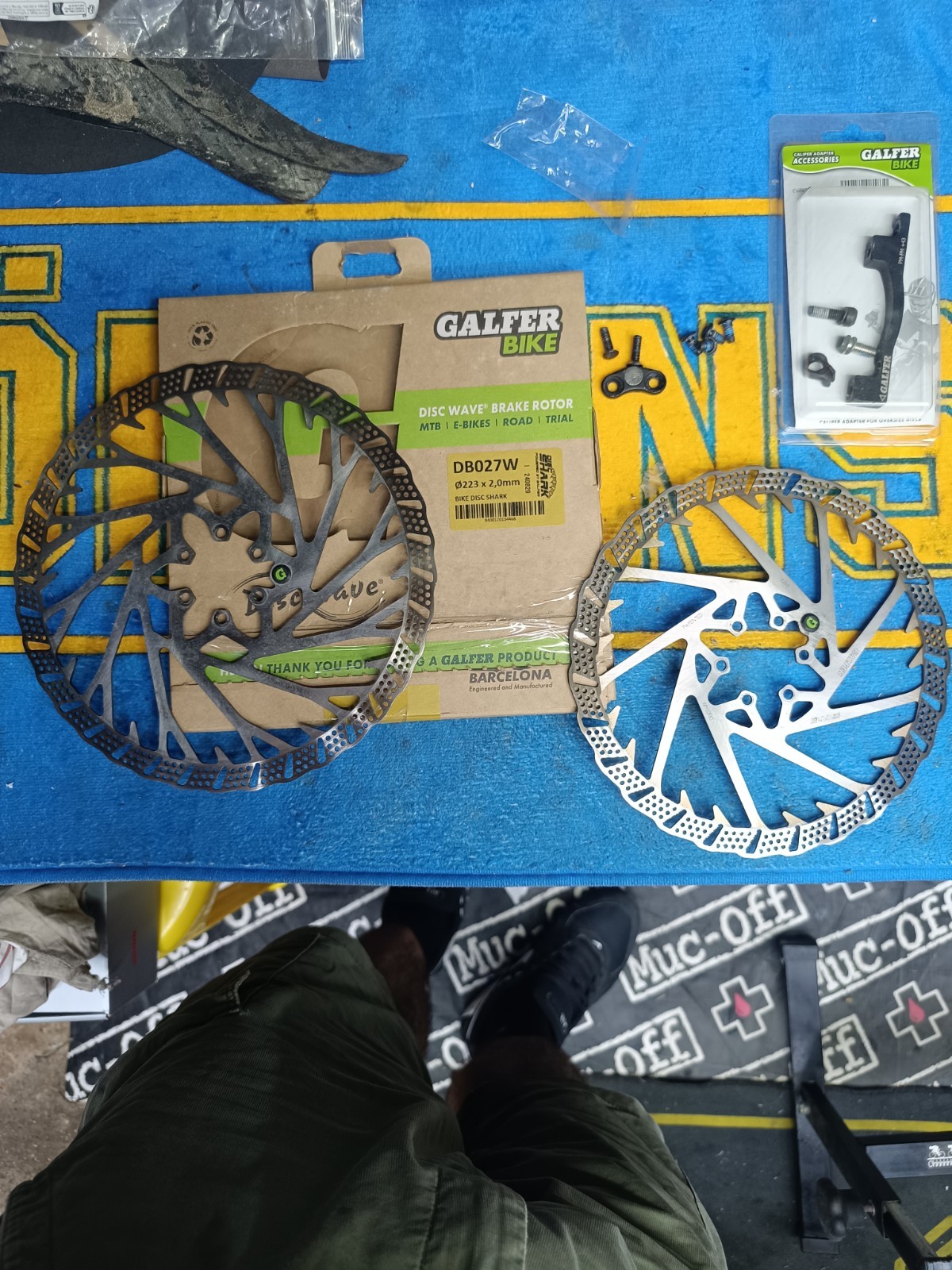 DISCO FRENO GALFER MTB e-bike SHARK Ø223X2 MM 200x2 MM CAMAMITA