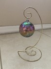 Custom Hand  blown Glass christmas ornament With Stand — photo 2