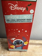 Disney Window Clings Holiday Lilo And Stitch