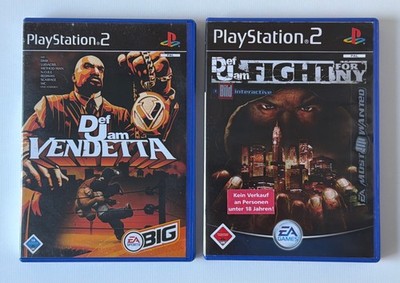 Def Jam Vendetta + Fight for NY   2 Spiele   Kampfspiel   PlayStation 2 PS2