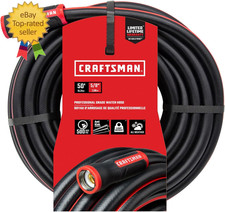 Heavy Duty Professional Grade Garden Hose, 50 Feet X 5/8 Inch