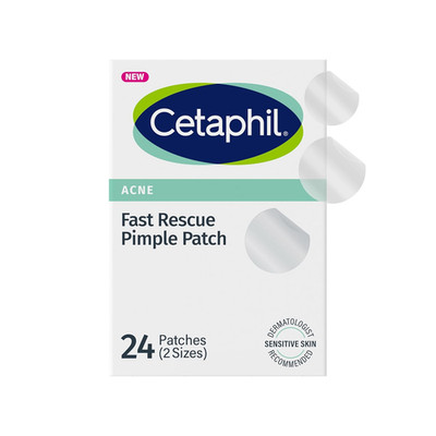 Cetaphil Pimple Patches Salicylic Acid CICA Sensitive Skin 24 Count, 6 Hr