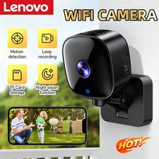 Lenovo Mini Wireless Security Camera 8MP 1080P USB-C Indoor Outdoor