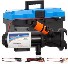 Macerator Pump For RV With Storage Case, 12V 12GPM Portable Waste Pump