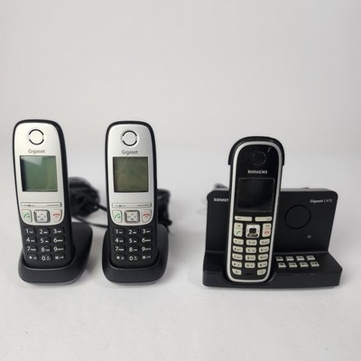Siemens Gigaset C475 Telefonanlage DECT Schnurlostelefon Set 3 Mobilteile