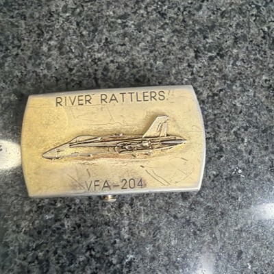River Rattlers Planes VFA-204 Dress Belt Buckle US Navy Fair