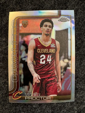 2025-26 Topps Chrome Tyrese Proctor Refractor #300 Cleveland Cavaliers RC