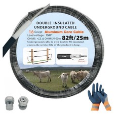 16 Gauge- 82 ft Electric Fence Double Insulated Wire 16 Gauge-82 Ft 