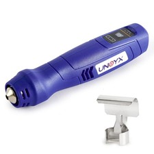 Cordless Heat Gun for Crafts,600  Fast Heating,Rechargeable Mini Hot Air Blue