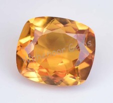 Natural Flawless Topazolite Garnet 4.25 Ct Cushion  Certified Loose Gemstone