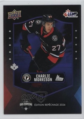 2025 Upper Deck CHL USA Prospects Challenge Purple 26/49 Charlie Morrison h8y