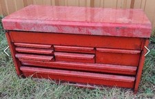 Vintage Snap-on 9 Drawer Flip Top Tool Box Chest Vintage Snap-on 9 Drawer Flip Top Tool Box Chest