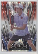 2024 Leaf Metal Pickleball Red White & Blue Pulsar 16/20 James Ignatowich 1l0h