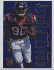 2014 Panini Prestige Draft Picks Jumbo Blue Jadeveon Clowney #6 fm0