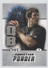 2011 SAGE Hit Silver Christian Ponder #7 3a3