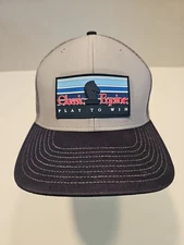 Classic Equine 'Play to Win' Cap Hat Gray & Navy Adjustable Mesh Back Trucker