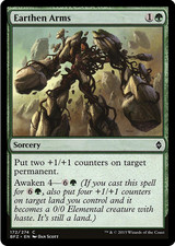 Earthen Arms 172/274 Battle for Zendikar MTG Common