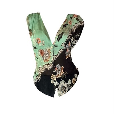 Roberto Cavalli SS 2003 Chinoiserie Bluse