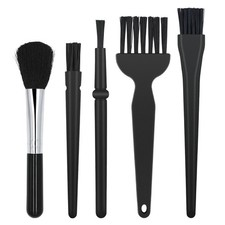 Anti Static Brush Set-5 Piece Keyboard Cleaning and ESD Safe Black