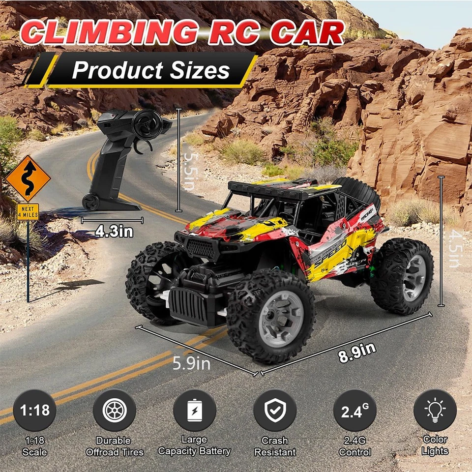 RC Ferngesteuertes Auto Pick Up Monster Truck Monstertruck Offroad Fernbedienung - Bild 3 von 4