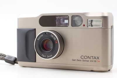 【TOP MINT】 Contax T2 Titan Silver Point & Shoot 35mm Film Camera from Japan 693