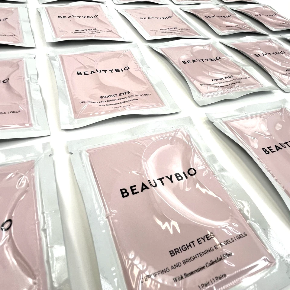 BeautyBio Bright Eyes 20 Pairs Depuffing & Brightening Eye Gels Patches - Image 3 of 4