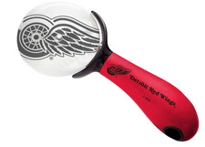 NHL Hockey Detroit Red Wings Party Kitchen Bar - Steel Wheel Pizza Cutter